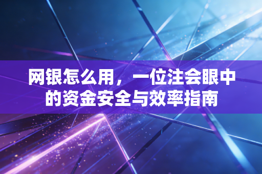 网银怎么用，一位注会眼中的资金安全与效率指南