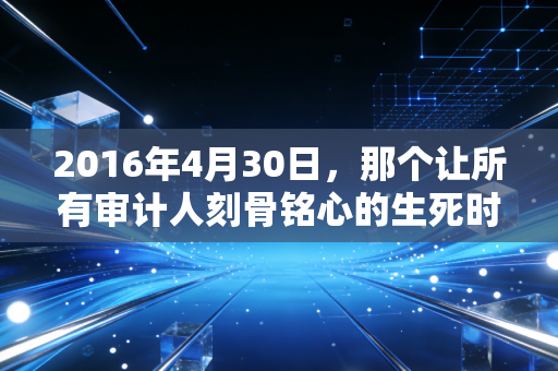 2016年4月30日，那个让所有审计人刻骨铭心的生死时速与职业救赎