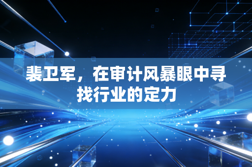 裴卫军，在审计风暴眼中寻找行业的定力