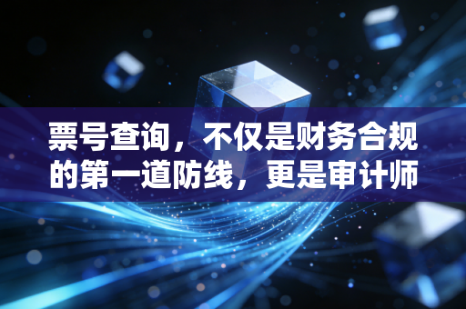 票号查询,不仅是财务合规的第一道防线,更是审计师的照妖镜