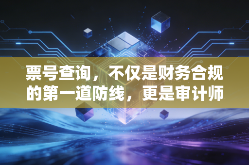 票号查询，不仅是财务合规的第一道防线，更是审计师的照妖镜