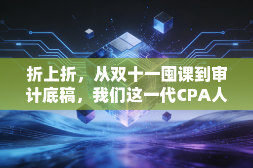 折上折,从双十一囤课到审计底稿,我们这一代CPA人的价格战与价值保卫战