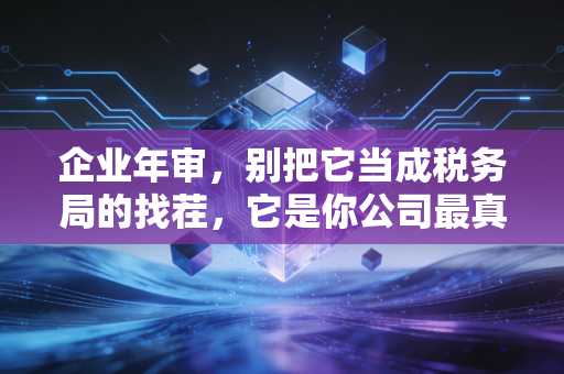 企业年审,别把它当成税务局的找茬,它是你公司最真实的年度体检