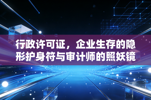 行政许可证,企业生存的隐形护身符与审计师的照妖镜