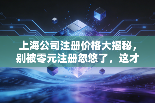 上海公司注册价格大揭秘，别被零元注册忽悠了，这才是创业的真实账本