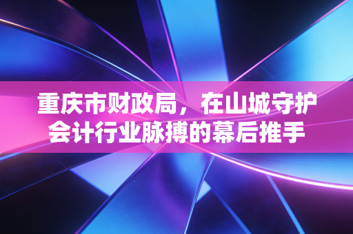 重庆市财政局，在山城守护会计行业脉搏的幕后推手