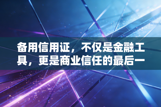 备用信用证，不仅是金融工具，更是商业信任的最后一道防线