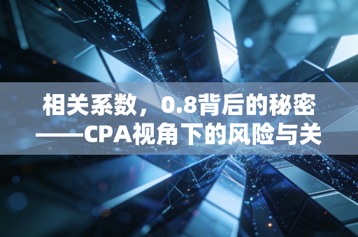 相关系数,0.8背后的秘密——CPA视角下的风险与关联