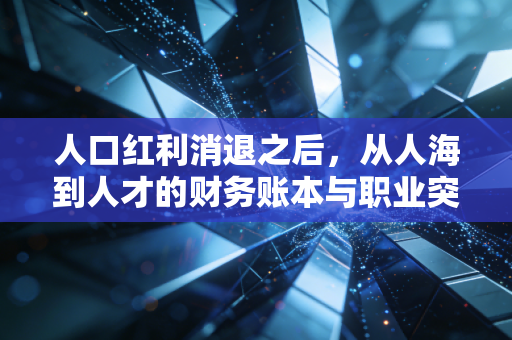 人口红利消退之后，从人海到人才的财务账本与职业突围