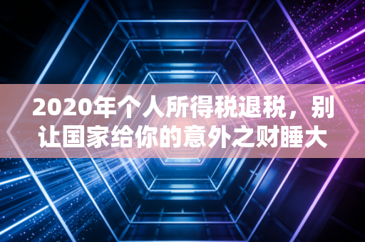2020年个人所得税退税，别让国家给你的意外之财睡大觉，手把手教你多拿几千块