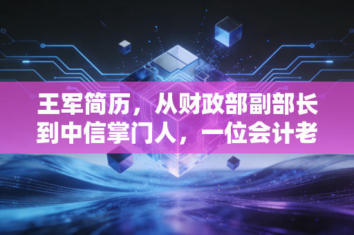 王军简历,从财政部副部长到中信掌门人,一位会计老兵的硬核进阶之路