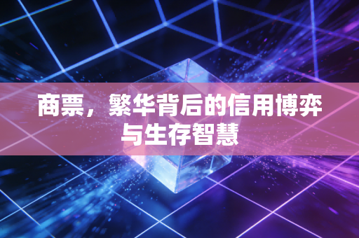 商票,繁华背后的信用博弈与生存智慧