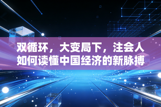 双循环,大变局下,注会人如何读懂中国经济的新脉搏