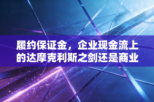 履约保证金，企业现金流上的达摩克利斯之剑还是商业信任的试金石？