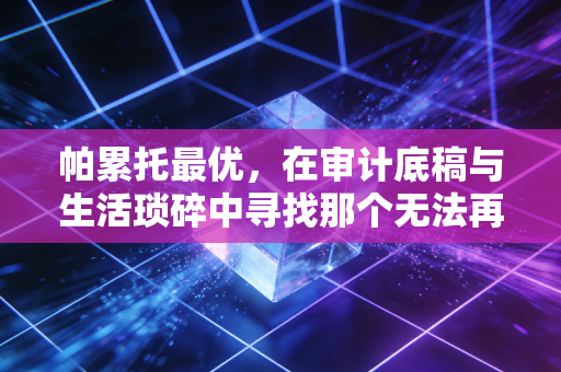 帕累托最优,在审计底稿与生活琐碎中寻找那个无法再更好的平衡点
