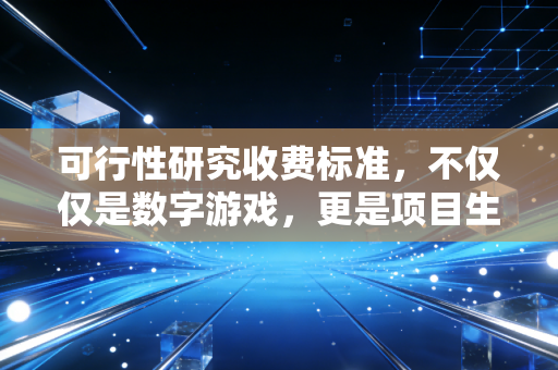 可行性研究收费标准,不仅仅是数字游戏,更是项目生死的投名状
