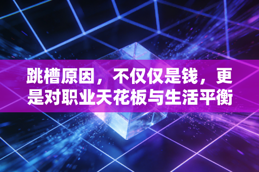 跳槽原因,不仅仅是钱,更是对职业天花板与生活平衡的深层焦虑