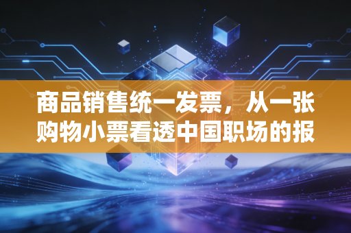 商品销售统一发票，从一张购物小票看透中国职场的报销江湖与税务逻辑