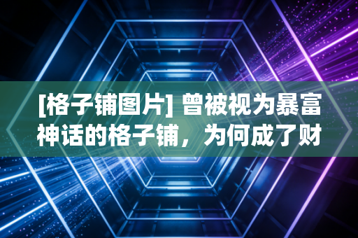 [格子铺图片] 曾被视为暴富神话的格子铺，为何成了财务黑洞？——一位注会眼中的商业兴衰录