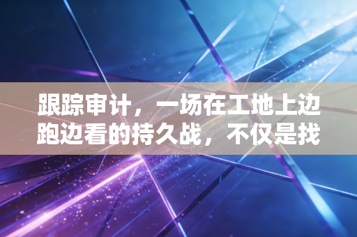 跟踪审计,一场在工地上边跑边看的持久战,不仅是找茬,更是护航