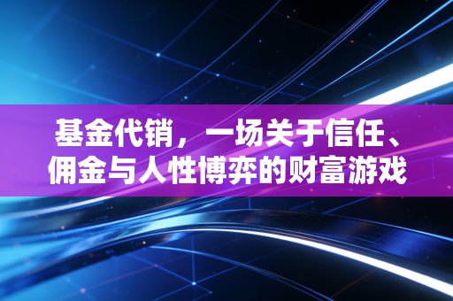 基金代销，一场关于信任、佣金与人性博弈的财富游戏