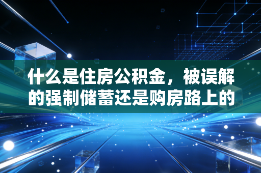 什么是住房公积金，被误解的强制储蓄还是购房路上的神助攻？