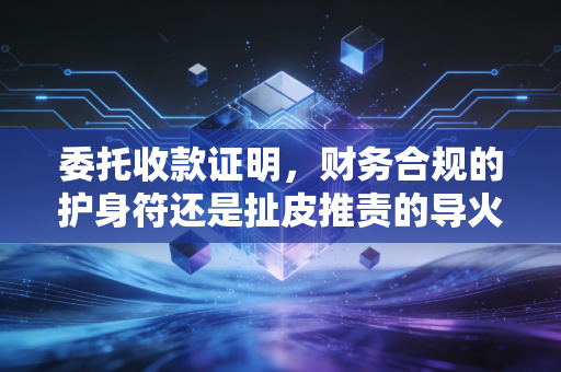 委托收款证明,财务合规的护身符还是扯皮推责的导火索?——一位注会眼中的资金流转与信任博弈