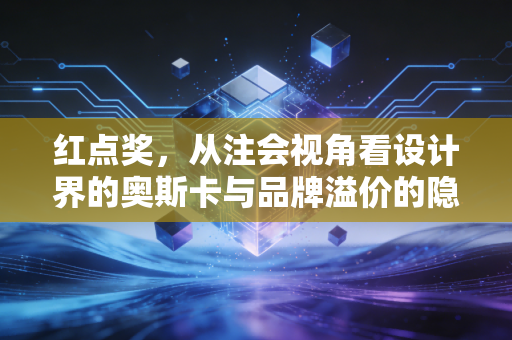 红点奖,从注会视角看设计界的奥斯卡与品牌溢价的隐形账本