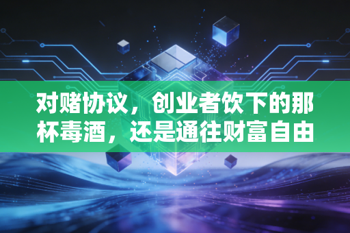 对赌协议，创业者饮下的那杯毒酒，还是通往财富自由的强心剂？