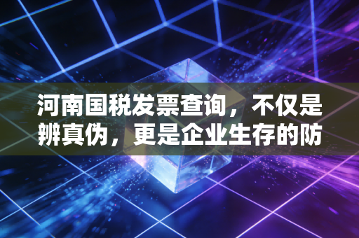 河南国税发票查询，不仅是辨真伪，更是企业生存的防火墙