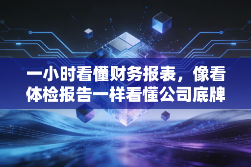 一小时看懂财务报表,像看体检报告一样看懂公司底牌
