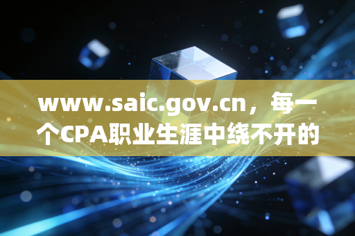 www.saic.gov.cn，每一个CPA职业生涯中绕不开的照妖镜与避雷针