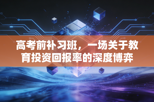 高考前补习班，一场关于教育投资回报率的深度博弈