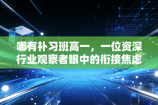 哪有补习班高一,一位资深行业观察者眼中的衔接焦虑与破局