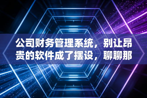 公司财务管理系统，别让昂贵的软件成了摆设，聊聊那些账本背后的血泪史与真经
