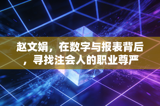 赵文娟,在数字与报表背后,寻找注会人的职业尊严