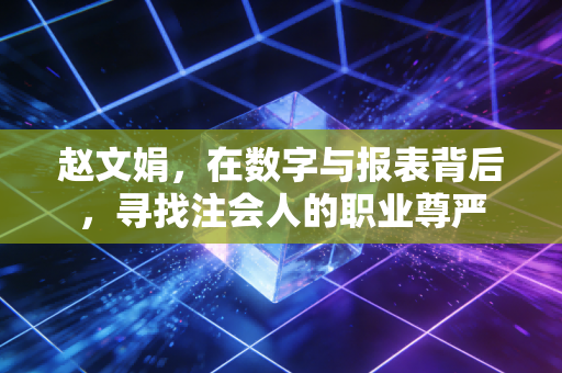 赵文娟,在数字与报表背后,寻找注会人的职业尊严