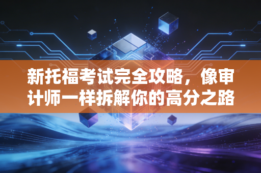 详细阅读:新托福考试完全攻略,像审计师一样拆解你的高分之路 新托福考试完全攻略,像审计师一样拆解你的高分之路