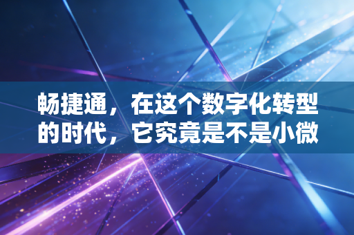 畅捷通,在这个数字化转型的时代,它究竟是不是小微企业的财务救星?