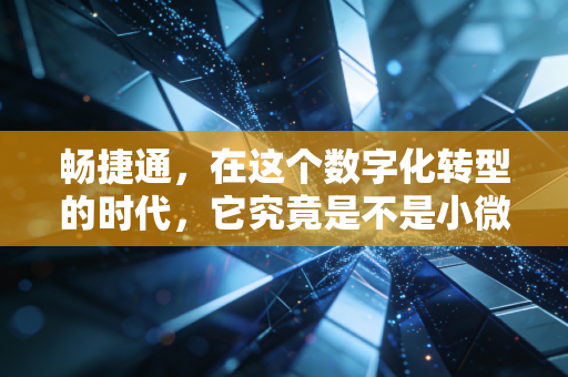 畅捷通,在这个数字化转型的时代,它究竟是不是小微企业的财务救星?