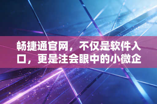 畅捷通官网，不仅是软件入口，更是注会眼中的小微企业财务数字化变革缩影