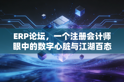 ERP论坛,一个注册会计师眼中的数字心脏与江湖百态
