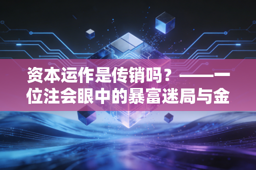 资本运作是传销吗？——一位注会眼中的暴富迷局与金融真相