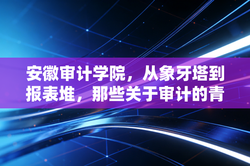 安徽审计学院,从象牙塔到报表堆,那些关于审计的青春与热血