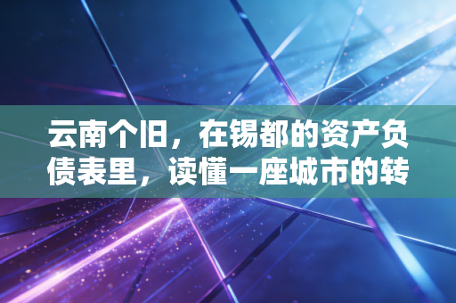 云南个旧，在锡都的资产负债表里，读懂一座城市的转型与救赎