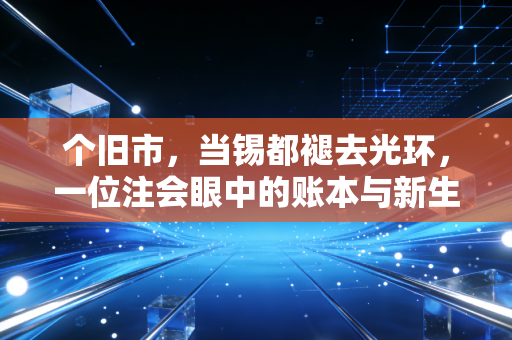 个旧市，当锡都褪去光环，一位注会眼中的账本与新生