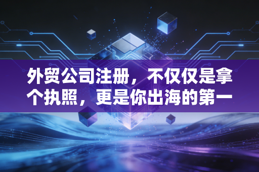外贸公司注册,不仅仅是拿个执照,更是你出海的第一张船票