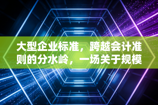 大型企业标准，跨越会计准则的分水岭，一场关于规模与责任的博弈