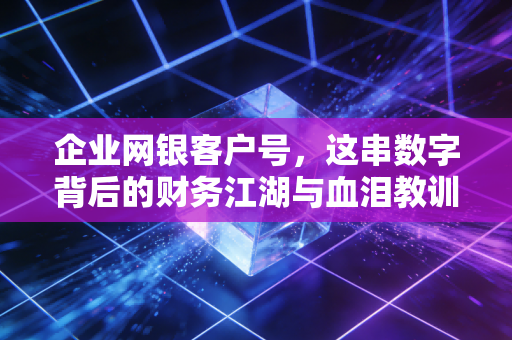 企业网银客户号，这串数字背后的财务江湖与血泪教训