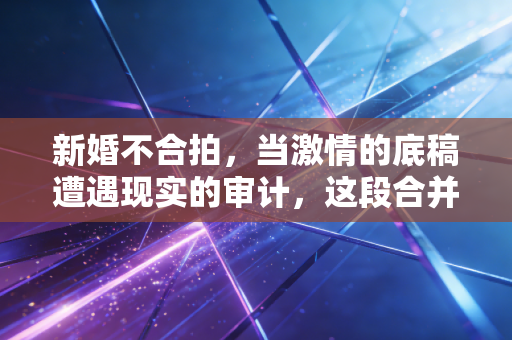 新婚不合拍，当激情的底稿遭遇现实的审计，这段合并案还有救吗？